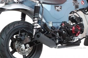 Takegawa Auspuffanlage "TORNADO" schwarz f. Dax 125 JB04