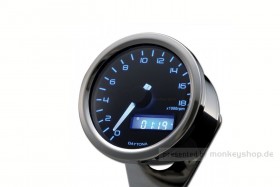 Daytona Velona ø60 Drehzahlmesser 18000 RPM poliert