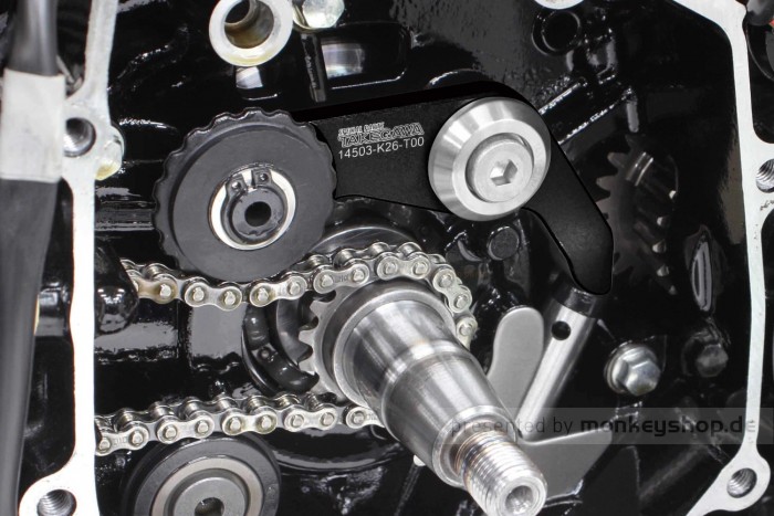 Takegawa verstärkter Aluminium Steuerkettenspanner f. Monkey 125 JB02 + MSX 125 JC61 JC75+ Super Cub 125 JA48
