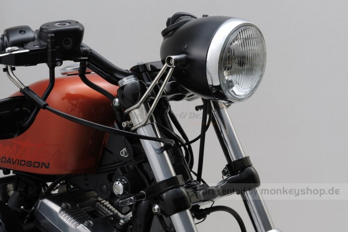 Montagebeispiel: Halterungen und Instrumente gehören nicht zum Lieferumfang