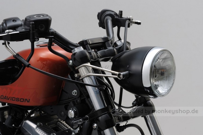 Montagebeispiel: Halterungen und Instrumente gehören nicht zum Lieferumfang