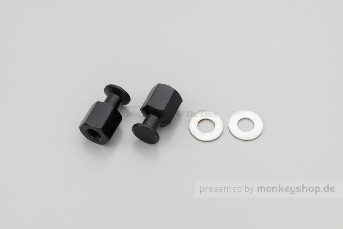 Daytona M10x1.25 Bobbin Prismabuchse Ständeraufnahme Set schwarz