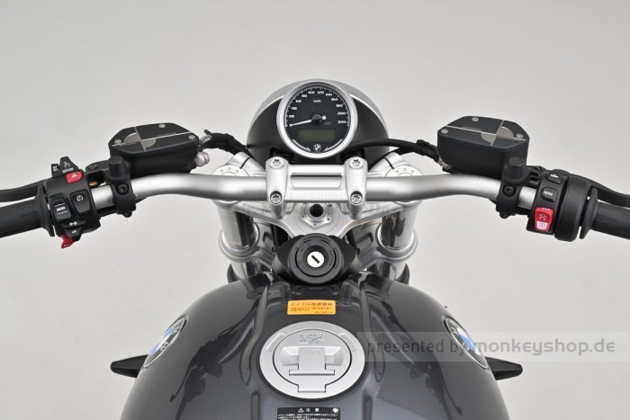 Daytona Deckel Kupplungspumpe Aluminium CNC 2-farbig schwarz gun-metal grau eloxiert für BMW