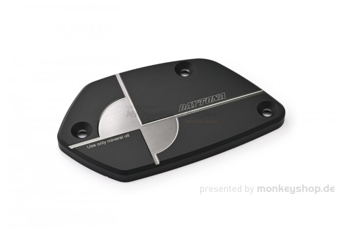 Daytona Deckel Kupplungspumpe Aluminium CNC 2-farbig schwarz gun-metal grau eloxiert für BMW