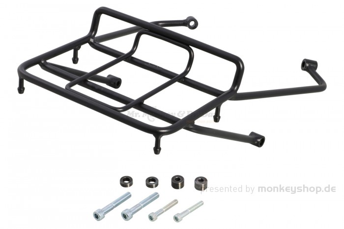 Kitaco Front Gepäckträger vorn schwarz f. Monkey 125