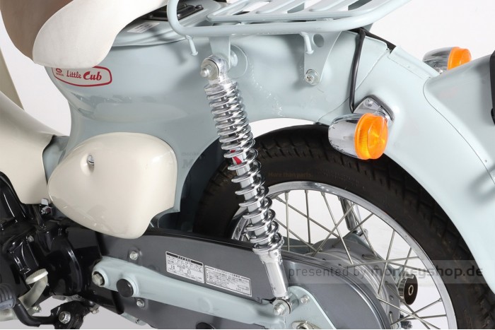 Kitaco Stoßdämpfer Paar 330 mm chrom f. Dax + SS50