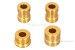 Kitaco Distanz Buchse Spacer Set vorn + hinten gold Aluminium f. MSX JC92 + Dax 125