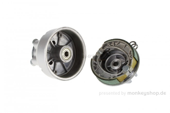 Hinterrad Nabe silber 12mm Achse Trommelbremse f. Monkey + Gorilla
