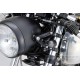 Daytona Scheinwerfer Halterung Set Dual-Axis variabel Aluminium CNC schwarz 49mm
