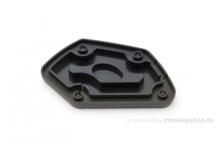 Daytona Deckel Bremspumpe vorn Aluminium CNC 2-farbig schwarz gun-metal grau eloxiert für BMW