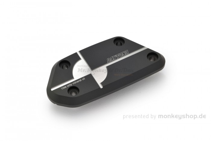 Daytona Deckel Kupplungspumpe Aluminium CNC 2-farbig schwarz gun-metal grau eloxiert für BMW