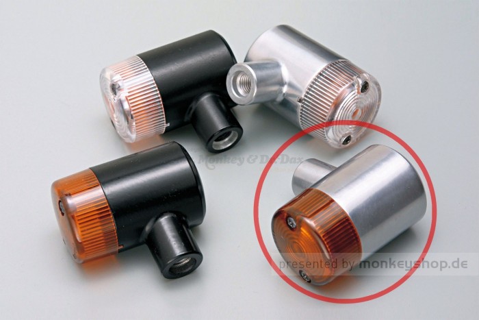 Daytona Blinker Classic Honda Style Paar (poliert / orange)