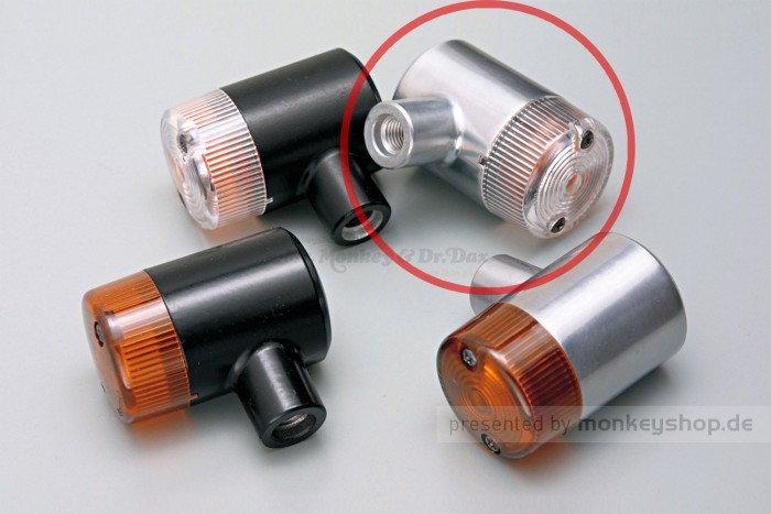 Daytona Blinker Classic Honda Style Paar (poliert / clear)